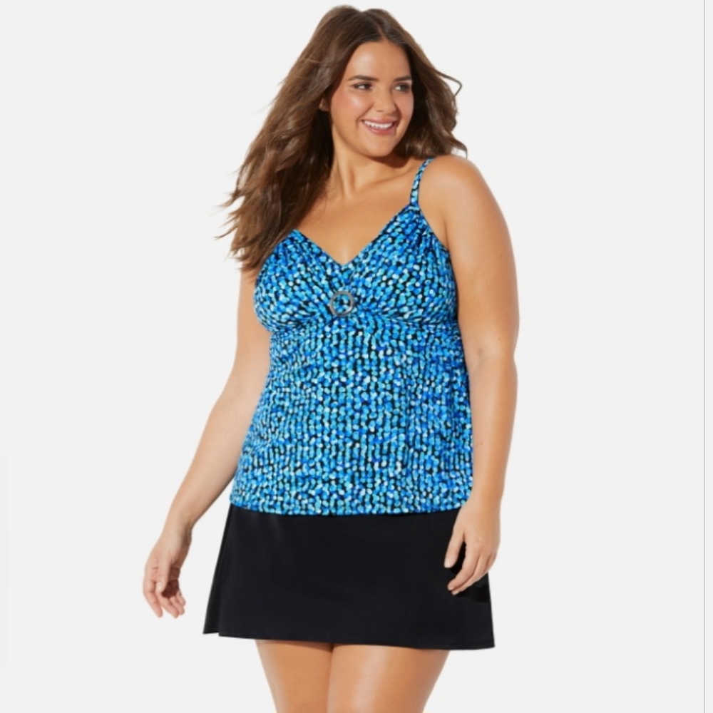 Trimshaper Plus Size Tankini